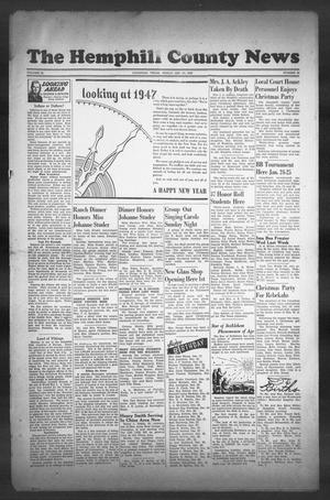 Primary view of The Hemphill County News (Canadian, Tex), Vol. 9, No. 16, Ed. 1, Friday, December 27, 1946