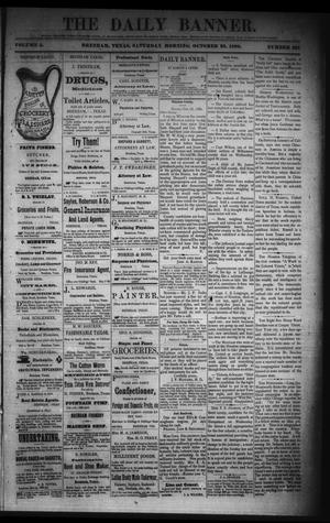 Primary view of The Daily Banner. (Brenham, Tex.), Vol. 5, No. 261, Ed. 1 Saturday, October 23, 1880