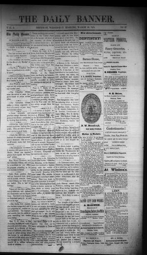 Primary view of The Daily Banner. (Brenham, Tex.), Vol. 3, No. 67, Ed. 1 Wednesday, March 20, 1878