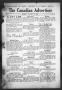 Newspaper: The Canadian Advertiser (Canadian, Tex), Vol. 1, No. 21, Ed. 1, Frida…