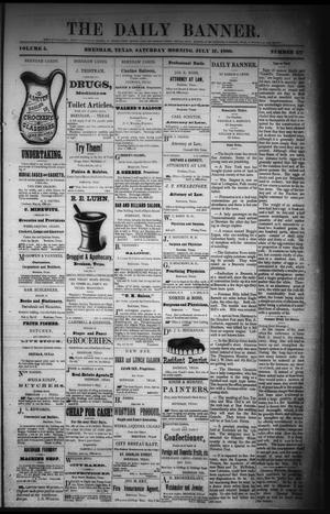 Primary view of The Daily Banner. (Brenham, Tex.), Vol. 5, No. 177, Ed. 1 Saturday, July 17, 1880