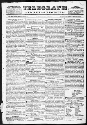 Primary view of Telegraph and Texas Register (Houston, Tex.), Vol. 3, No. 3, Ed. 1, Saturday, December 30, 1837
