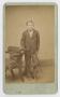 Photograph: [Photograph of Unidentified Boy with Cane]