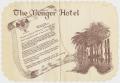 Physical Object: [Menger Hotel Placemat]