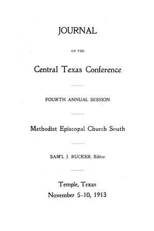 Journal of the Central Texas Conference, Fourth Annual Session, Methodist Episcopal Church South