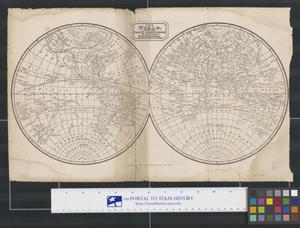 Primary view of The World, with the Tracts & Discoveries of the Latest Navigators.