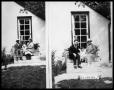 Photograph: Grandparents and Virginia Lee on Back Steps; Parents and Virginia Lee…