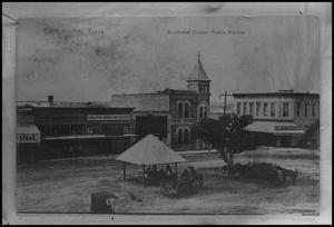 [Photograph of the Southwest Corner of Comanche Public Square]