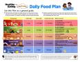 Book: Healthy Eating for Preschoolers: Daily Food Plan