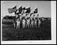 Photograph: Flagbearers on Horseback