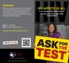 Pamphlet: Ask for the Test