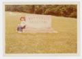 Photograph: [Child at Sutherlin Cemetery]