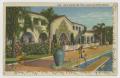 Postcard: [Postcard of Bath House and Pool at Agua Caliente]