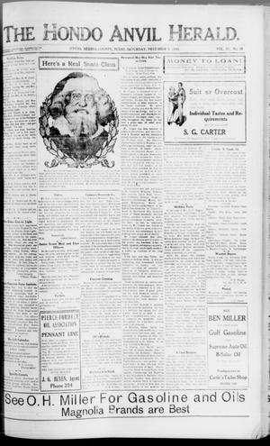 Primary view of The Hondo Anvil Herald. (Hondo, Tex.), Vol. 31, No. 19, Ed. 1 Saturday, December 9, 1916