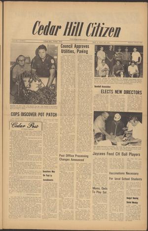 Primary view of Cedar Hill Citizen (Cedar Hill, Tex.), Vol. 1, No. 3, Ed. 1 Thursday, July 27, 1972