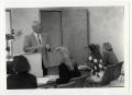 Photograph: [Photograph of Terry Northup at Front of Classroom]