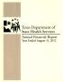 Primary view of Texas Department of State Health Services Annual Financial Report: 2012