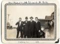 Photograph: [Four Lutheran Concordia College students in Walburg, Texas]