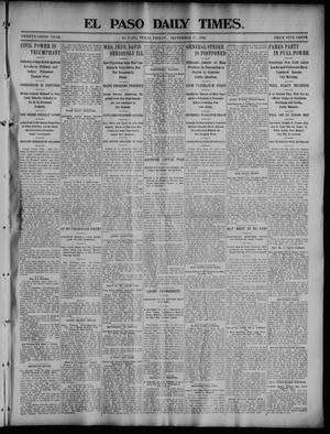 Primary view of El Paso Daily Times. (El Paso, Tex.), Vol. 23, No. 134, Ed. 1 Friday, September 25, 1903
