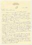 Letter: [Letter from Mary Eloise Lindsey to Rosa Walston Latimer - January 31…