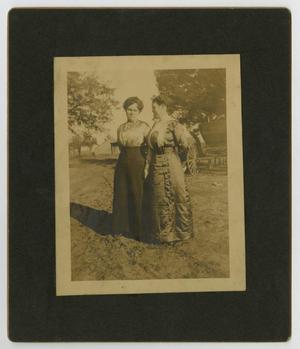 [Photograph of Janie Walker and Friend]