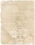Letter: [Letter from Santa Anna to Zavala, July 22, 1829]