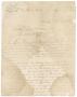 Primary view of [Letter from Santa Anna to Zavala, July 18, 1829]