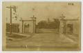 Postcard: [Postcard of College of Industrial Arts Entrance]