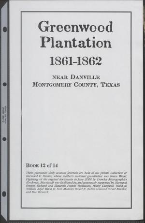 [Greenwood Plantation Accounts: 1861-1862]