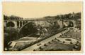Postcard: [Postcard of Adolphe Bridge in Luxembourg]