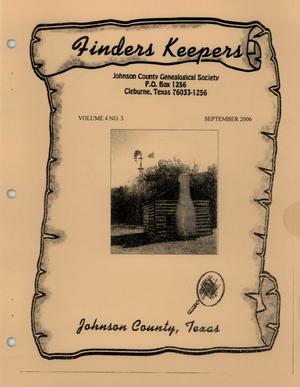 Finders Keepers, Volume 4, Number 3, September 2006