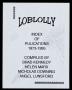 Book: Loblolly Index of Publications 1973-1995