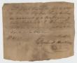 Text: [Receipt of Payment from John Hopkins to E. Connor, August 31, 1818]