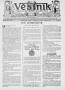 Newspaper: Věstník (West, Tex.), Vol. 27, No. 45, Ed. 1 Wednesday, November 8, 1…