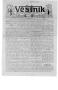 Newspaper: Věstník (Fayetteville, Tex.), Vol. 12, No. 26, Ed. 1 Wednesday, May 1…