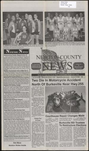 Newton County News (Newton, Tex.), Vol. 39, No. 11, Ed. 1 Wednesday, October 3, 2007