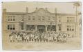Photograph: [Photograph of Students Outside of School]