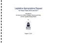 Legislative Document: Blinn College Request for Legislative Appropriations for Fiscal Years…