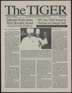 Primary view of object titled 'The Tiger (San Antonio, Tex.), Vol. 49, No. 2, Ed. 1 Tuesday, March 2, 1999'.
