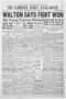 Newspaper: The Lubbock Daily Avalanche (Lubbock, Texas), Vol. 1, No. 287, Ed. 1 …