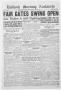 Newspaper: Lubbock Morning Avalanche (Lubbock, Texas), Vol. 1, No. 291, Ed. 1 Th…