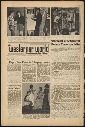Primary view of The Westerner World (Lubbock, Tex.), Vol. 32, No. 9, Ed. 1 Friday, November 12, 1965