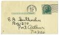 Postcard: [Postcard from Edith Wilson Sutherlin to her husband - 01/20/1944]
