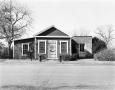 Photograph: [Cornelson House (Bastrop County Museum), (Front elevation)]