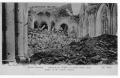 Postcard: [Postcard of Ruined Church Interior in Roye]