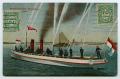 Postcard: [Postcard of Amsterdam Fire Department on a Boat]