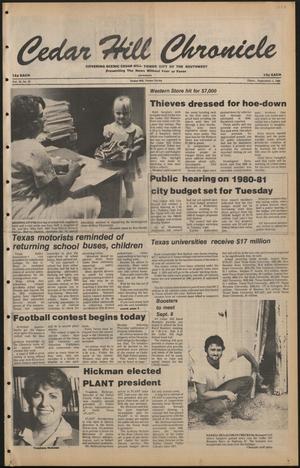 Cedar Hill Chronicle (Cedar Hill, Tex.), Vol. 16, No. 52, Ed. 1 Thursday, September 4, 1980