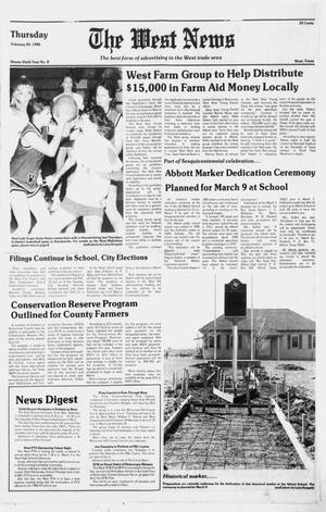 Primary view of The West News (West, Tex.), Vol. 96, No. 8, Ed. 1 Thursday, February 20, 1986