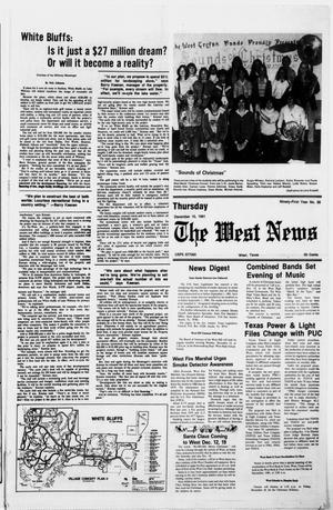 Primary view of The West News (West, Tex.), Vol. 91, No. 50, Ed. 1 Thursday, December 10, 1981