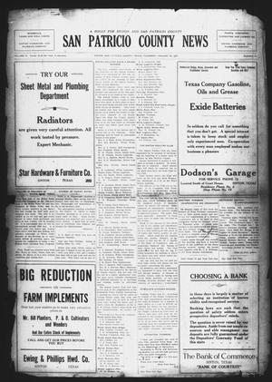 San Patricio County News (Sinton, Tex.), Vol. 13, No. 51, Ed. 1 Thursday, January 26, 1922